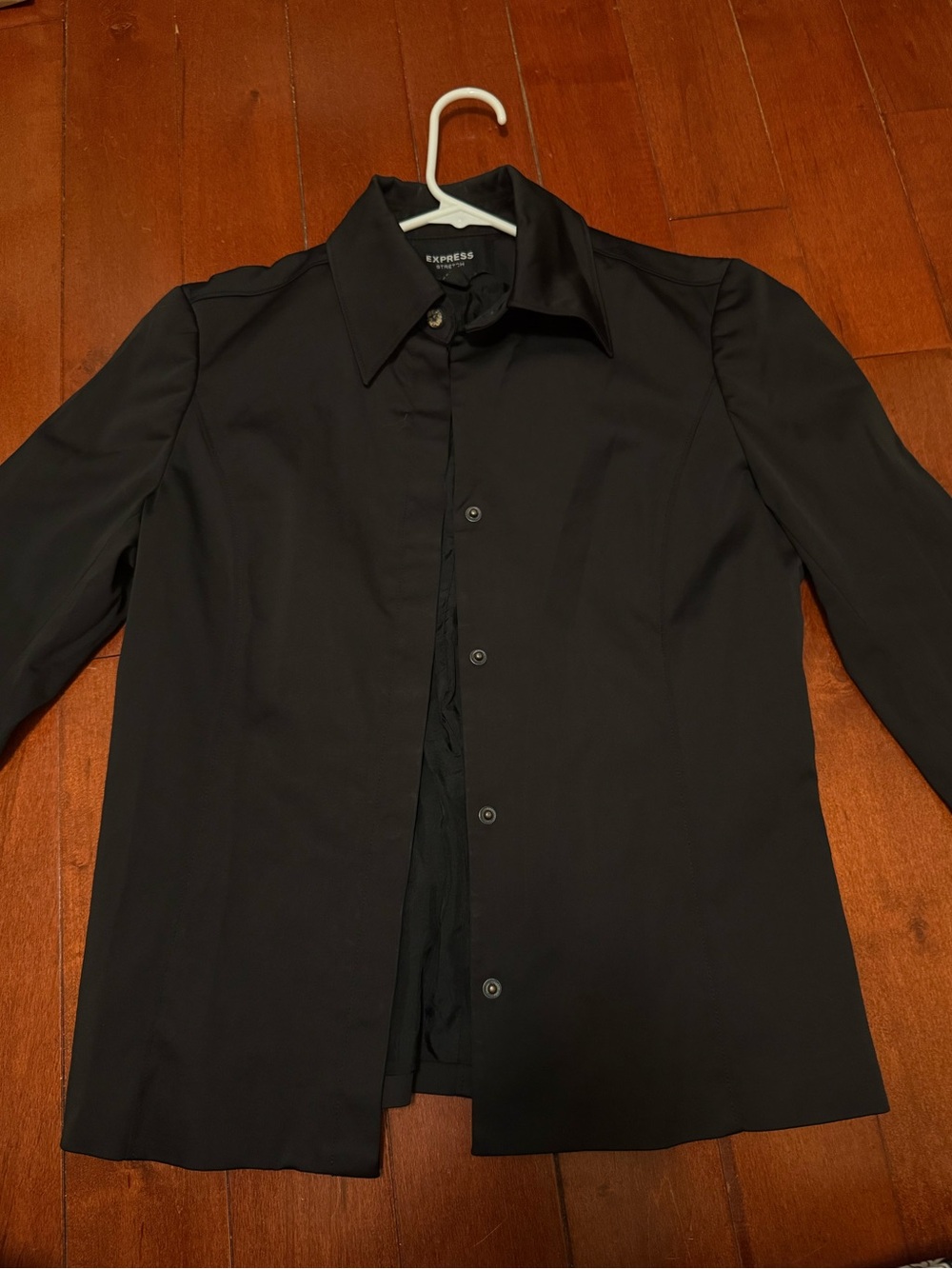 Express Black Button-Up Jacket